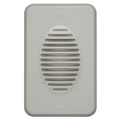ADI PRO 0E-1GANGSIRN Single Gang Siren, Single Tone; 105 dB Indoor/Outdoor Flush Mount, White