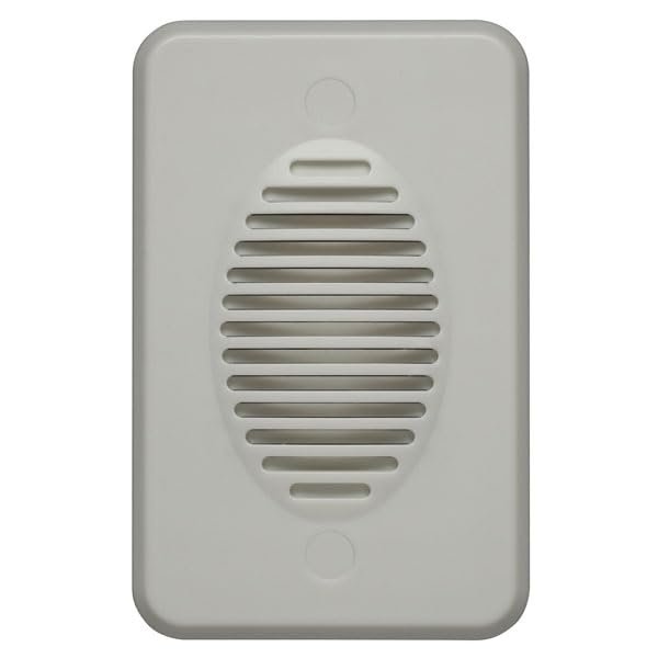 ADI PRO 0E-1GANGSIRN Single Gang Siren, Single Tone; 105 dB Indoor/Outdoor Flush Mount, White