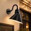 10in. Satin Black Angle Shade Gooseneck Sign Light, 5000K Cool White view 2