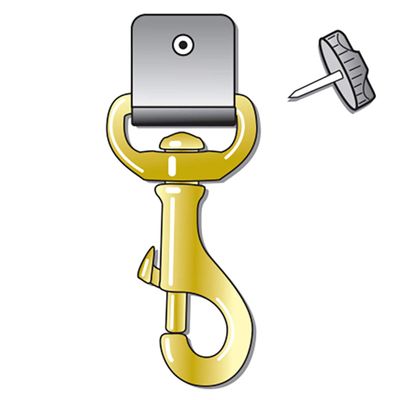 Gear Keeper Rotating Brass Bolt Add-A-Clip - AC0-1007 - Made in The USA
