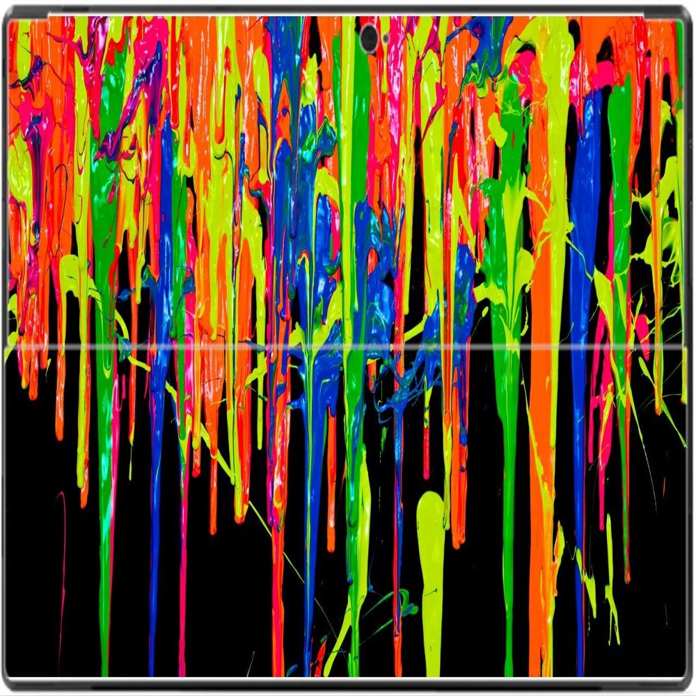 Bright Colors Dripping Paint Surface RT Vinyl Decal Sticker Skin by Debbie's Designs