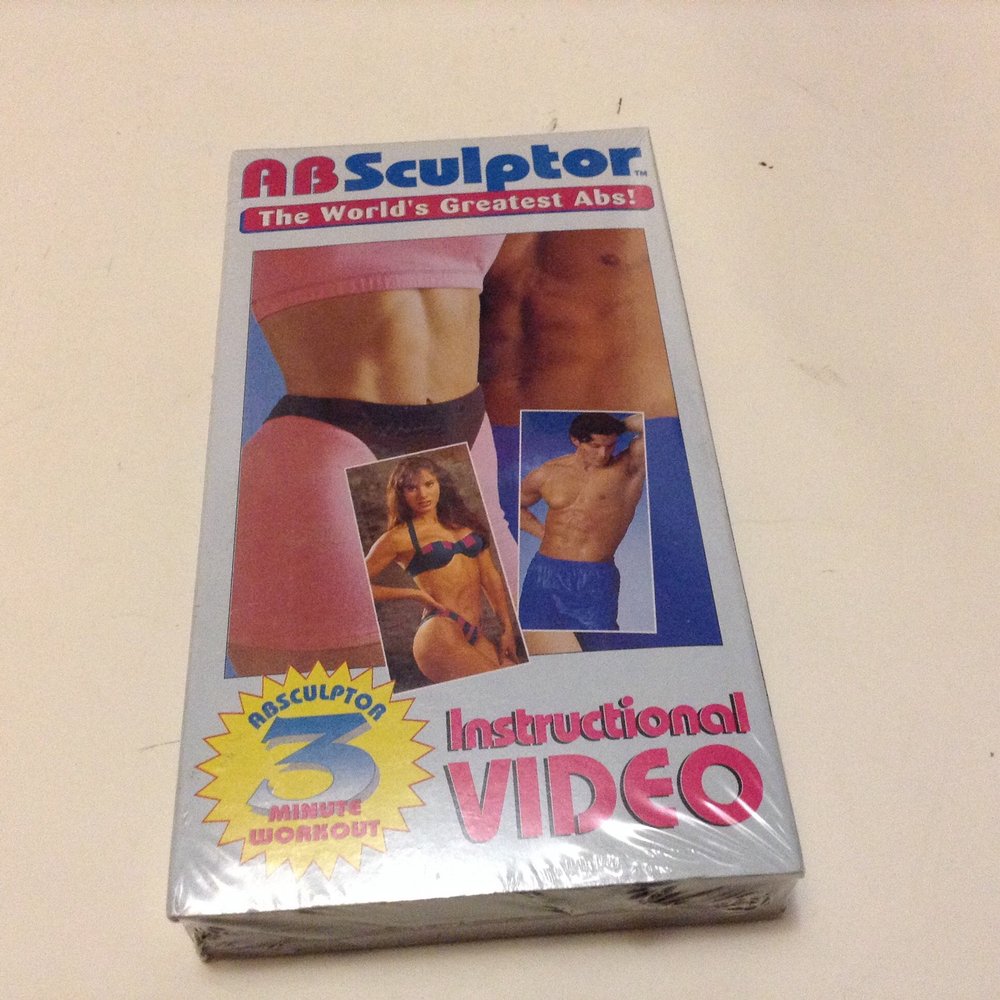 Ab Sculptor: The World's Greatest Abs! Instructional Video, Absculptor 3 Minute Workout (1 VHS Tape, New in Shrink Wrap) by Ab Sculptor