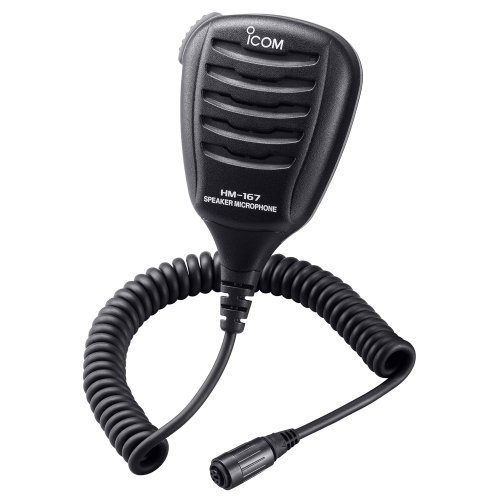 ICOM HM167 WATERPROOF SPEAKER MIC FOR M72 REPLACES HM125 by ICOM