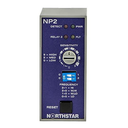 MMTC NP2 24 Volt Vehicle Loop Detector with Harness White in Color with Blue Face by MMTC
