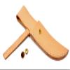 Natural Leather Knife Sheath with Brass Clasp SHE5 view 1