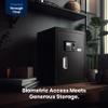 Viking Security Safe VS-50BLX Heavy Duty Large Biometric Fingerprint Safe for Gun, Fast Access Box Pistol Anti-Pry Insertion Slots 500 DPI Optical Sensor Adjustable Shelves view 2