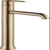 Delta Trinsic Vessel Sink Brushed Gold Bathroom Faucet 1 Hole, Single Hole Bathroom Sink Faucet for Vanity, Champagne Bronze 759-CZ-DST view 1