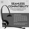 INNOTALK - Cisco Phone Headset, Pro Mono Wired Headset with Microphone & Quick Disconnect Headset Adapter for Most Cisco Phones, Customer Service Wired Headphones, Cost Effective Corded Headset view 4