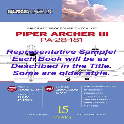Surecheck Checklist Book - Cessna 182T NAV III Skylane