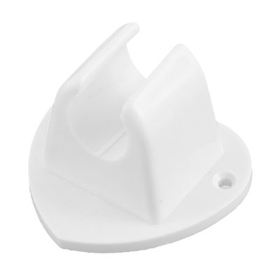 uxcell Bathroom Shower Head Wall Mounted Heart Shape Bracket Holder White