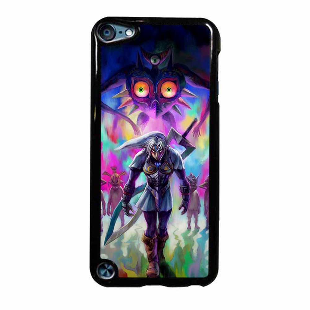 The Legend Of Zelda Majora S Mask 3d iPod Touch 6 Case (Black Plastic)