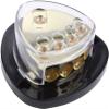 1 IN 4 OUT GROUND DISTRIBUTION BLOCK 1/0 GAUGE 4 AWG 12-VOLT. GETWIREDUSA FX112 view 2