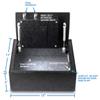 Viking Security Safe VS-14BL Heavy Duty Top Opening Drawer Biometric Fingerprint LCD Keypad Safe view 3