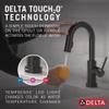 Trinsic Single Handle Pull-Down Bar/Prep Faucet with Touch2O Technology view 2
