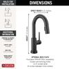 Trinsic Single Handle Pull-Down Bar/Prep Faucet with Touch2O Technology view 4