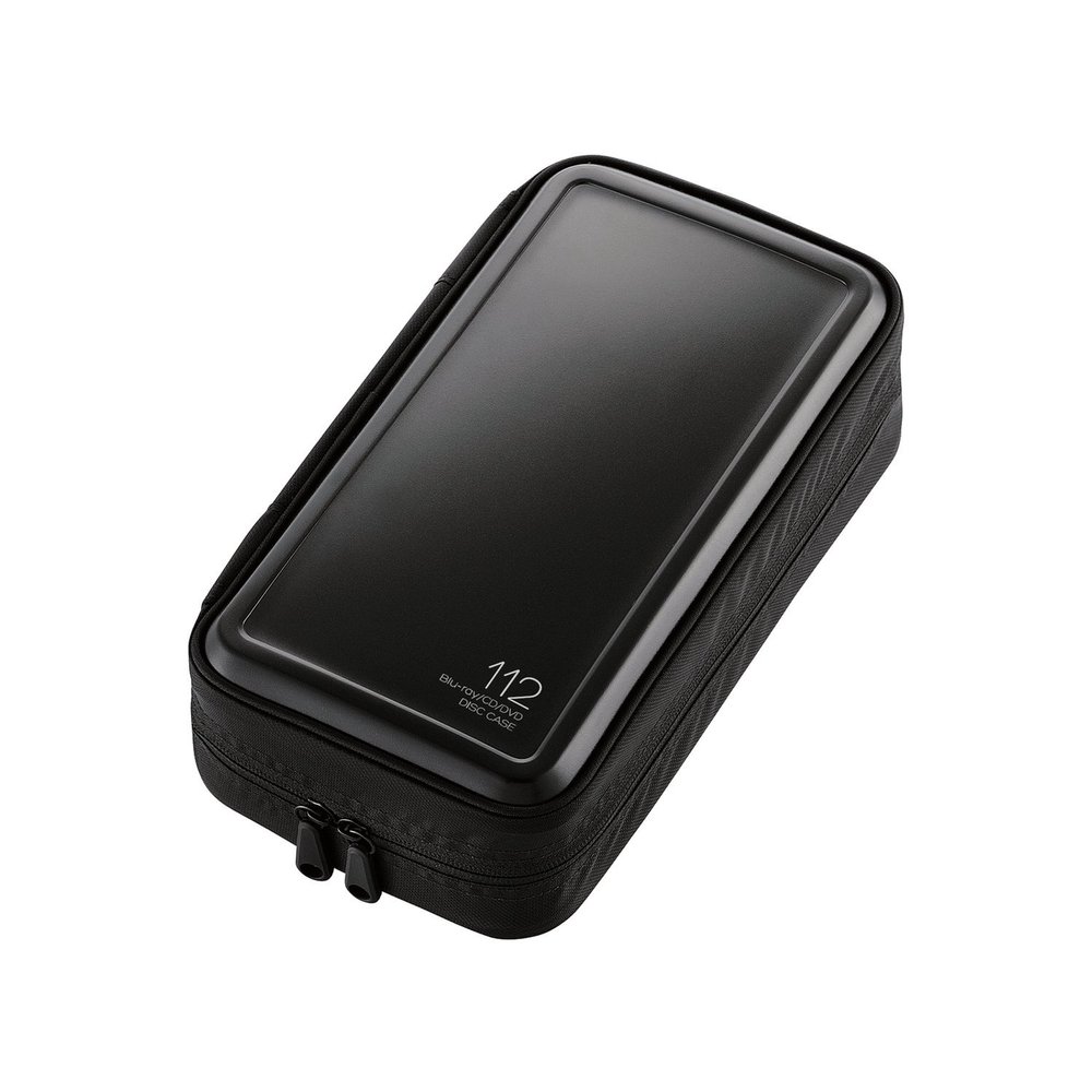 Elecom CD/DVD/Blu-Ray Case Semi Hard Zipper with CCD  HB Series , blk