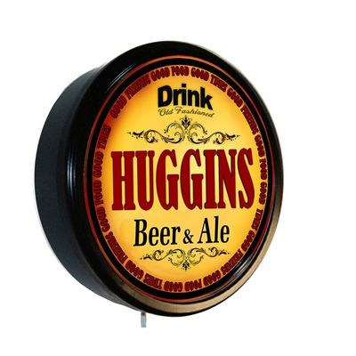 Goldenoldiesclocks Huggins Beer and Ale Cerveza Lighted Wall Sign