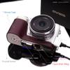 GARIZ Sony NEX-F3 for This Leather Camera case XS-CHNEXF3BR Brown view 3