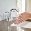 Moen Glyde Chrome Two-Handle High Arc Centerset Bathroom Faucet, 6172 view 2