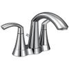 Moen Glyde Chrome Two-Handle High Arc Centerset Bathroom Faucet, 6172 view 4