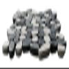 CNK Tile Black and White Sliced Pebble Tile 12" x 12" Polished Natural Stone with Mesh Backing for Bathroom Shower Floor Backsplash Patio Durable Weather-Resistant Easy to Install Pack of 1 view 2