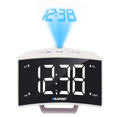 BLAUPUNKT CRP7WH Clock Radio Blaupunkt CRP7WH, FM PLL, projector, USB charging