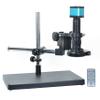 14MP HDMI Microscope Camera Remote Control Kit for Industry Lab PCB USB Output TF Card Video Recorder +180X C-Mount Lens + Big Stereo Stand +144 LED Light view 1