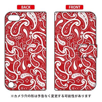 Second Skin Notebook Type Smart Phone Case Paisley Red/for iPod Touch (1st Generation) atc5th ijtc  401  lix7
