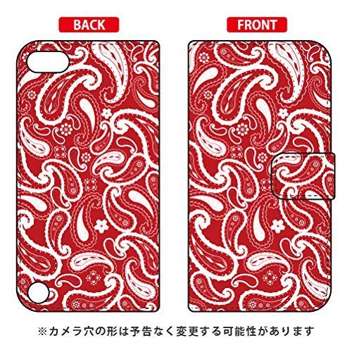 Second Skin Notebook Type Smart Phone Case Paisley Red/for iPod Touch (1st Generation) atc5th ijtc 401 lix7
