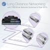 TRENDnet 5-Port Gigabit Compact Metal Desktop Switch with SFP Slot, TEG-S51SFP , Fanless Design, Wall Mountable, Lifetime Protection, Black view 2
