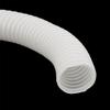 uxcell 1.5 M 16 x 19 mm Plastic Corrugated Conduit Tube for Garden,Office White view 2