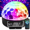 NuLights LED Disco Ball - DMX & Sound Controlled RGB DJ Party Light view 1