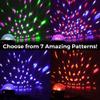 NuLights LED Disco Ball - DMX & Sound Controlled RGB DJ Party Light view 2