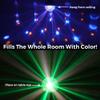 NuLights LED Disco Ball - DMX & Sound Controlled RGB DJ Party Light view 3