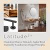Gatco 4242MX Latitude II Towel Ring | Modern Hand Towel Holder for Bathroom | Stylish Decorative Hardware, Heavy Duty Metal, EZ Ancor Mounting | Matte Black view 4
