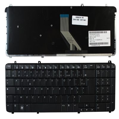 Power4Laptops French Layout Black Replacement Laptop Keyboard Compatible with HP Pavilion DV6-2002AU