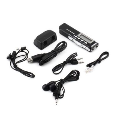 DatConShop(TM) 4GB 650Hr USB LCD Screen Digital Audio Voice Recorder Dictaphone MP3 Player