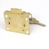 uxcell Cabinet Security Drawer 22mm Dia Cylinder Head Metal Lock w 2 Keys view 2