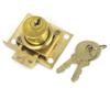 uxcell Cabinet Security Drawer 22mm Dia Cylinder Head Metal Lock w 2 Keys view 3