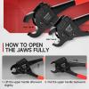 iCrimp Angle Head F1807 PEX Pipe Crimping Tool for Copper Rings - 1/2&3/4-inch Two Crimper Set with Cutter, Suitable for Tight Spaces view 4