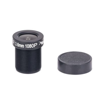 Xenocam 1/2.7" CCTV 3.6mm 1080P Lens Black for CCD Security Box Camera