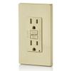 Leviton Smartlockpro Gfci Outlet 15A 125V Ivory Nema 5-15R view 2