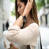 Fitbit Blaze Accessory Band, Leather, Camel, Large view 4