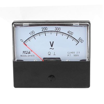 uxcell DH-670 AC 0-500V Analog Volt Voltage Needle Panel Meter Voltmeter