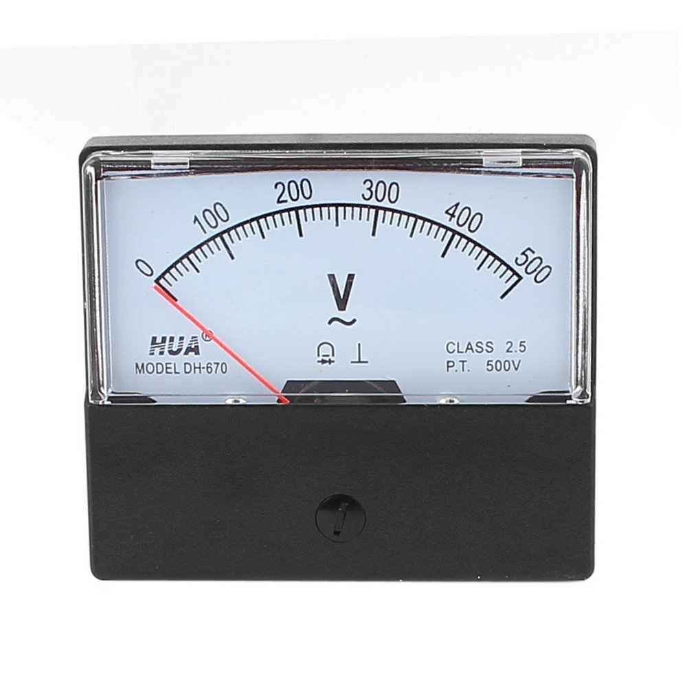 uxcell DH-670 AC 0-500V Analog Volt Voltage Needle Panel Meter Voltmeter