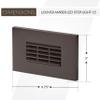 Generation Lighting 1-Light Transitional LED Step Light Painted Antique Bronze 93481S-171, Outdoor Light Fixtures, Wall Lamps for Patio Decor, Outdoor Step Lights for Landscape Lighting view 3
