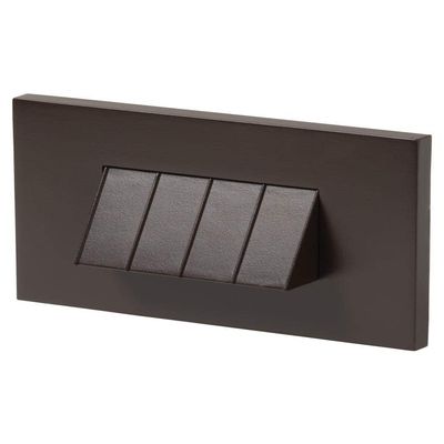 Generation Lighting 1-Light Transitional LED Step Light Painted Antique Bronze 93483S-171, Outdoor Light Fixtures, Wall Lamps for Patio Decor, Outdoor Step Lights for Landscape Lighting