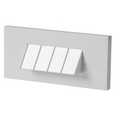 Generation Lighting 1-Light Transitional LED Step Light Satin Nickel 93483S-849, Outdoor Light Fixtures, Wall Lamps for Patio Decor, Outdoor Step Lights for Landscape Lighting