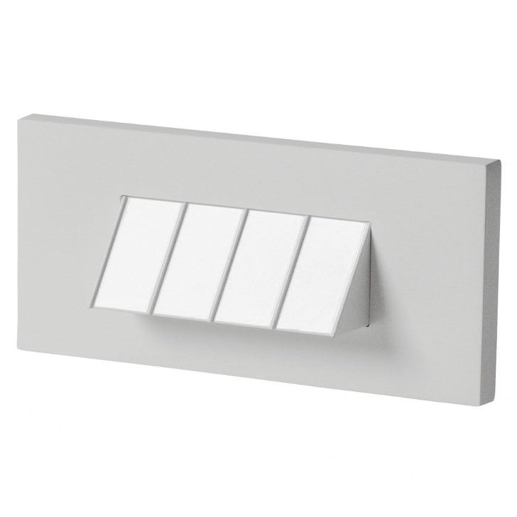 Generation Lighting 1-Light Transitional LED Step Light Satin Nickel 93483S-849, Outdoor Light Fixtures, Wall Lamps for Patio Decor, Outdoor Step Lights for Landscape Lighting