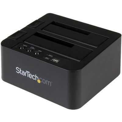 StarTech Dual-Bay 2.5/3.5in SATA Duplicator Dock, 28GB/min (SDOCK2U313R)